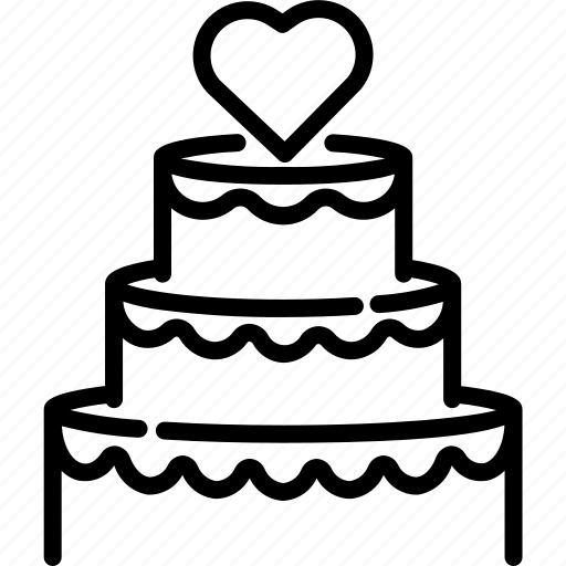 Cake, celebration, dessert, food, marriage, sweet, wedding icon - Download on Iconfinder