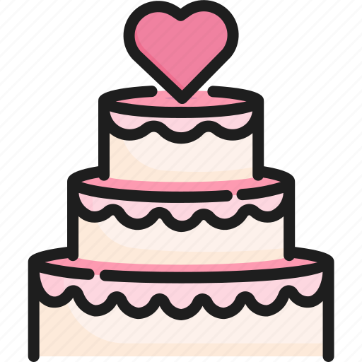 Cake, celebration, dessert, food, marriage, sweet, wedding icon - Download on Iconfinder