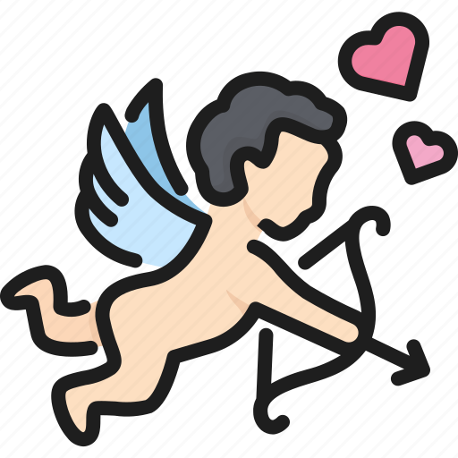 Arrow, child, cupid, heart, love, romantic, valentine icon - Download on Iconfinder
