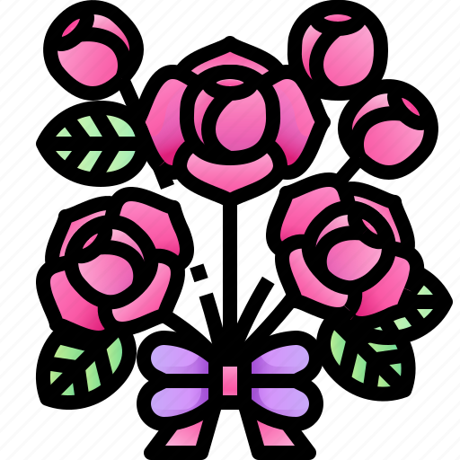 Bouquet, flower, love, romance, valentines, day icon - Download on Iconfinder