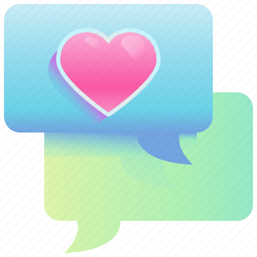 Chat, love, heart, conversation, messages icon - Download on Iconfinder
