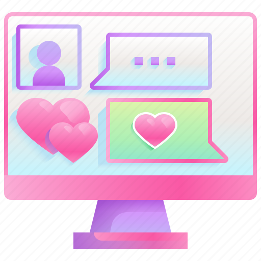 Chat, love, message, computer, dating, app icon - Download on Iconfinder