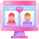 couple, user, computer, love, dating, app, browser