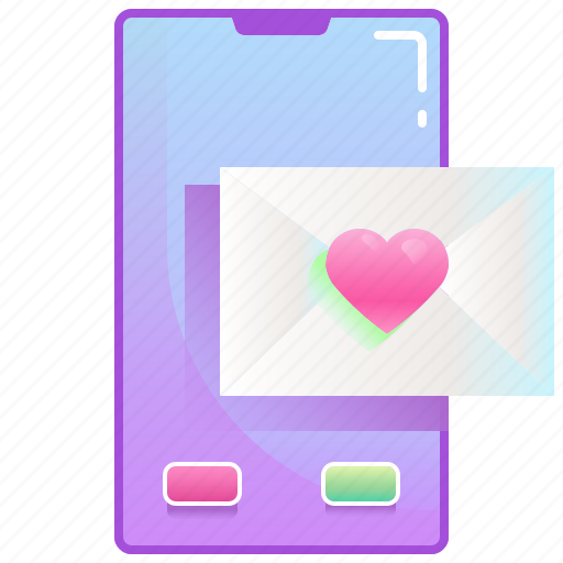 Love, message, romance, smartphone, heart icon - Download on Iconfinder