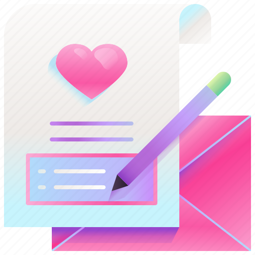 Writing, love, romance, communications, letter icon - Download on Iconfinder