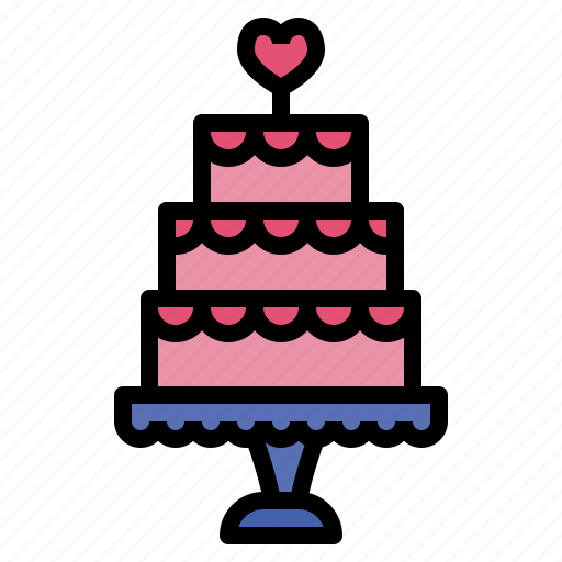 Wedding, cake, sweets, celebrate, party, pastry icon - Download on Iconfinder