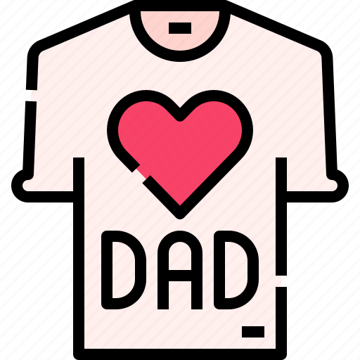Shirt, love, dad, t shirt icon - Download on Iconfinder