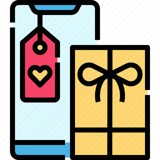 Gift, box, present, discount, smart, phone, call icon - Download on Iconfinder