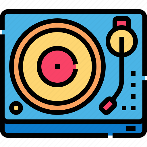 Turntable, dj, mixer, electronics icon - Download on Iconfinder