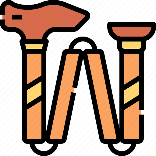 Walking, stick, accessory icon - Download on Iconfinder