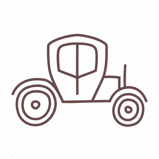 Brougham, car, carriage, chauffeur, old school, vintage, wagon icon - Download on Iconfinder