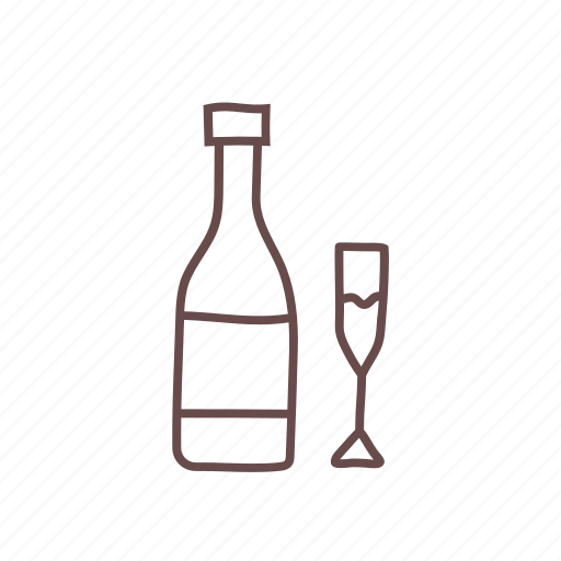 Champagne, alcohol, celebration, glass, party, shower, wine icon - Download on Iconfinder
