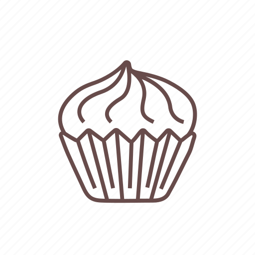 Cupcake, bakery, confectionary, dessert, muffin, pastry, sweet icon - Download on Iconfinder