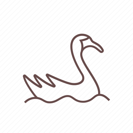 Swan, animal, bird, lake icon - Download on Iconfinder
