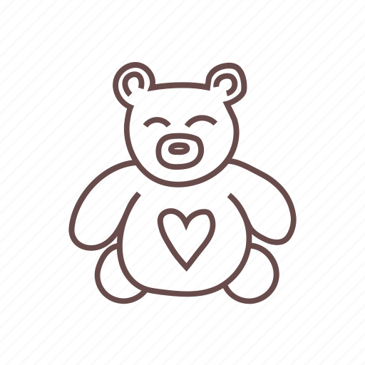 Bear, teddy, play, toy icon - Download on Iconfinder