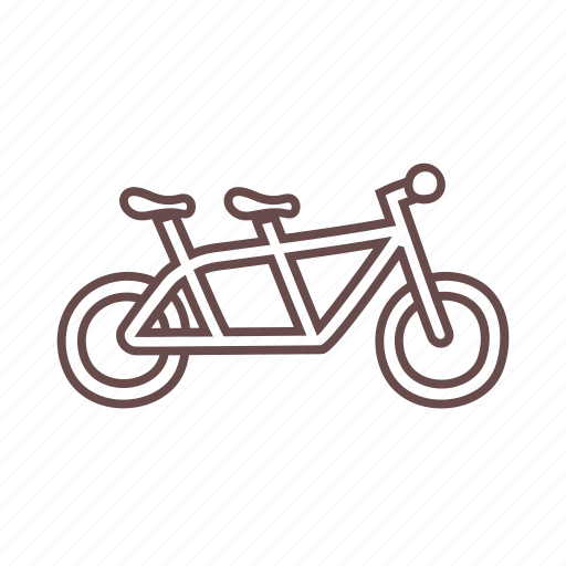 Bike, bicycle, biking, couple, cycling, exercise, sports icon - Download on Iconfinder