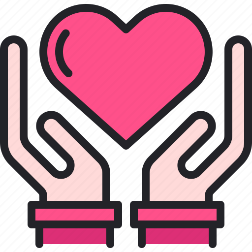 Hand, charity, love, romance, valentine icon - Download on Iconfinder
