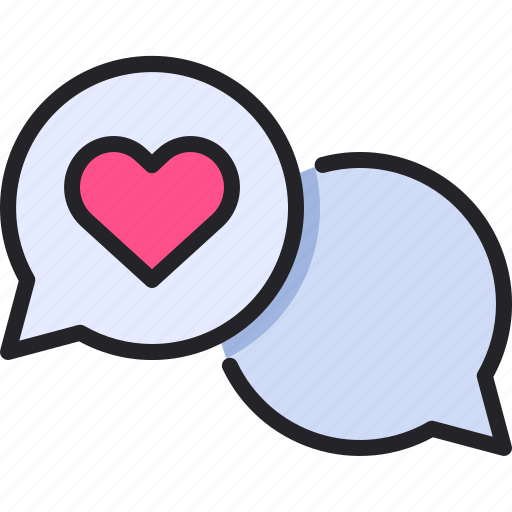 Speech, chat, love, romance, bubble icon - Download on Iconfinder