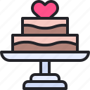 dessert, cake, sweet, romance, wedding