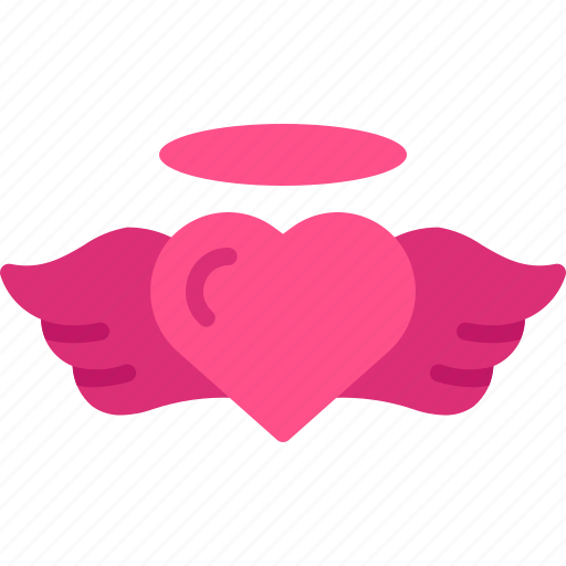 Heart, valentine, love, romance, angel icon - Download on Iconfinder