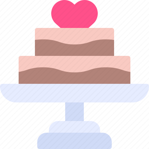 Dessert, cake, sweet, romance, wedding icon - Download on Iconfinder