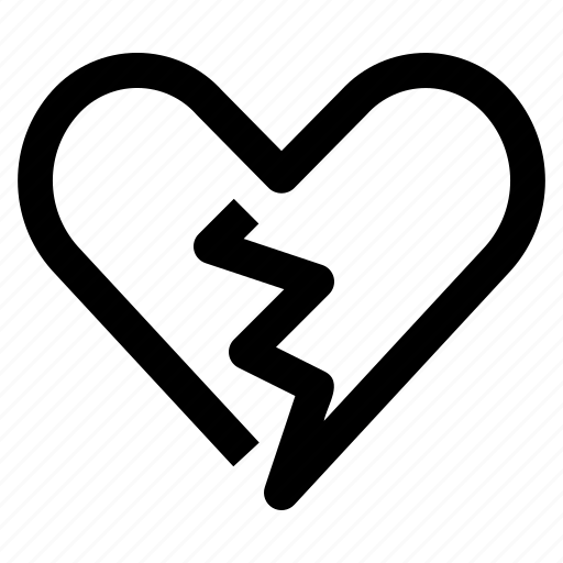 Broken heart, emoticon, heart, love, romance icon - Download on Iconfinder
