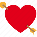arrow, heart, day, love, valentine