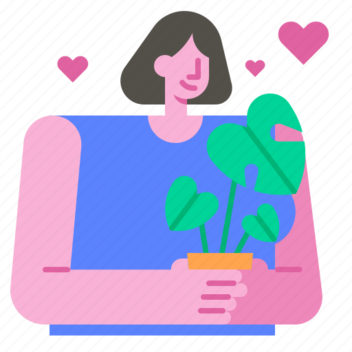 Plant, natural, love, green, ecologism, women, nature icon - Download on Iconfinder