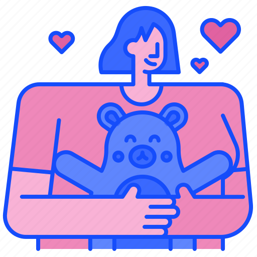 Doll, love, teddy, bear, gift, heart, girl icon - Download on Iconfinder