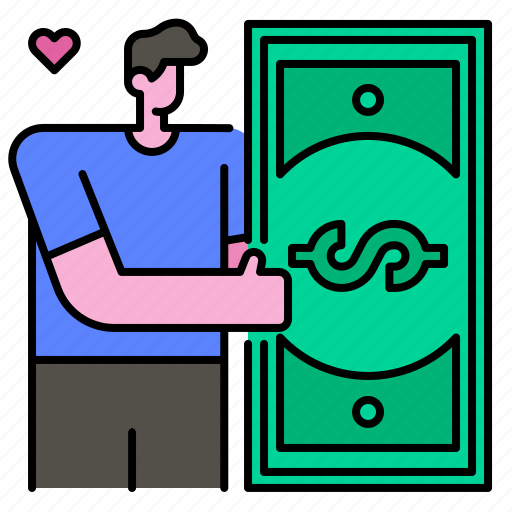 Money, love, donation, charity, savings, finance, currency icon - Download on Iconfinder