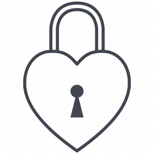 Heart lock, love, lovely, padlock, valentine, valentine's day icon - Download on Iconfinder