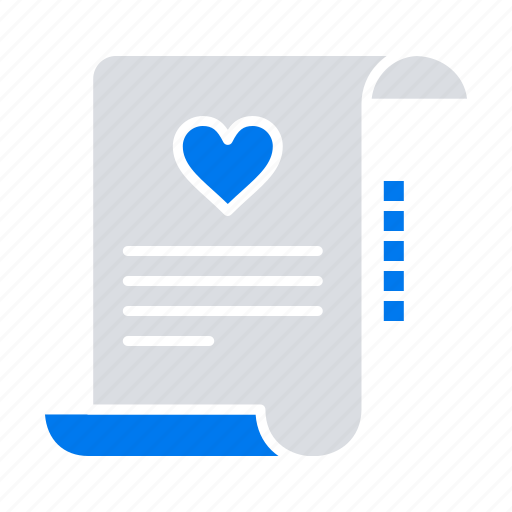 Card, document, letter, lettermarriage, love, paper icon - Download on Iconfinder