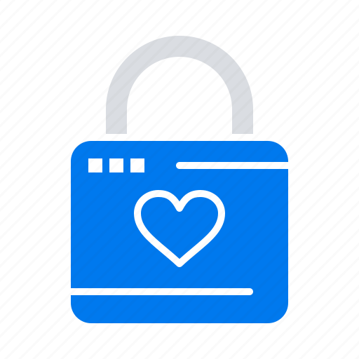 Hacker, heart, lock, locker icon - Download on Iconfinder