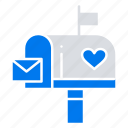 box, letter, love, mail