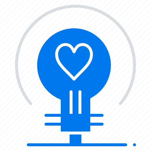 Bulb, heart, love, wedding icon - Download on Iconfinder