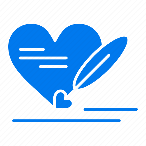 Heart, love, pen, wedding icon - Download on Iconfinder