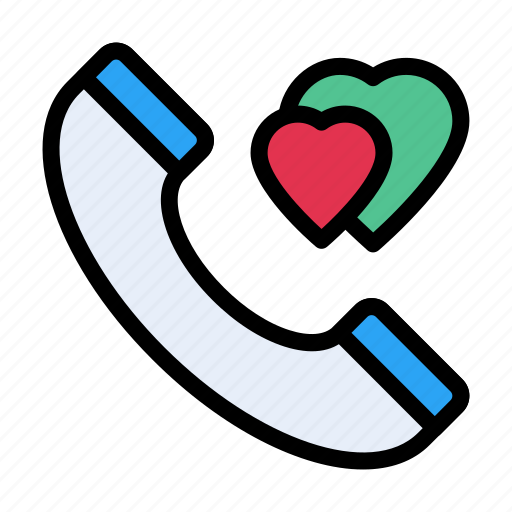 Call, love, phone, romance, talk icon - Download on Iconfinder