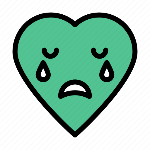 Breakup, crying, emoji, emotional, sad icon - Download on Iconfinder
