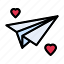 heart, love, mail, message, send