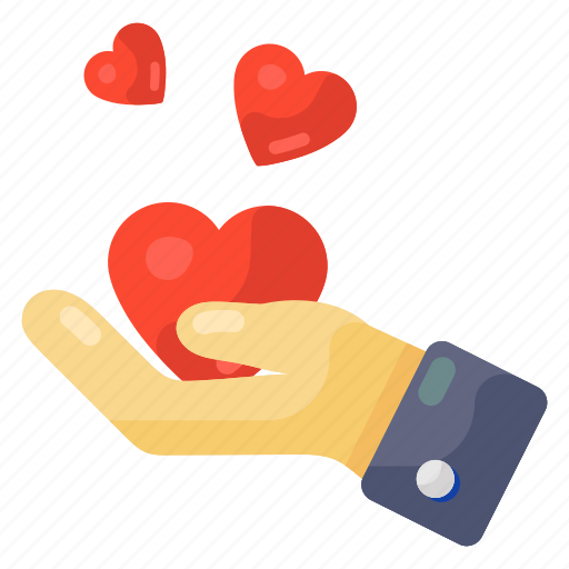 Giving, love, giving love, offering love, love care, love hand, romance icon - Download on Iconfinder