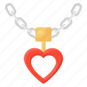 heart, necklace, jewellery, ladies ornaments, neck jewellery, heart necklace
