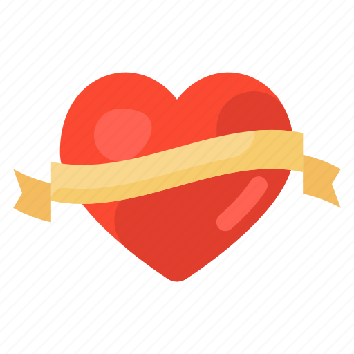 Love, banner, love banner, love emblem, heart banner, heart emblem, love badge icon - Download on Iconfinder