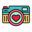 camera, heart, love, photo, valentine, romance, wedding 
