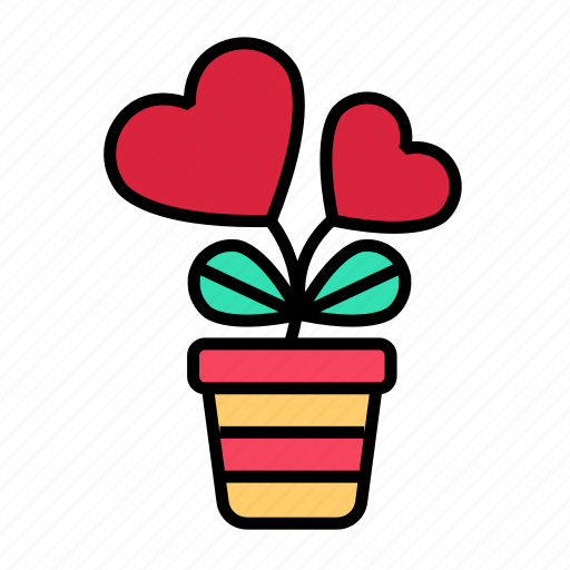 Natural love, heart, flower, romantic, shape, love, valentine icon - Download on Iconfinder