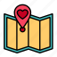 location, love, romantic, map, heart, wedding, direction 