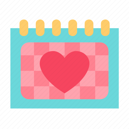 Love, valentines day, calendar, heart, valentine, date, wedding icon - Download on Iconfinder