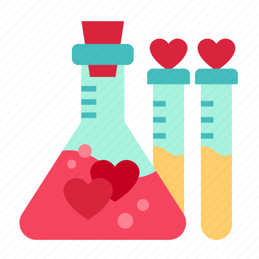 Chemistry, heart, love, valentine, romantic, reaction, wedding icon - Download on Iconfinder