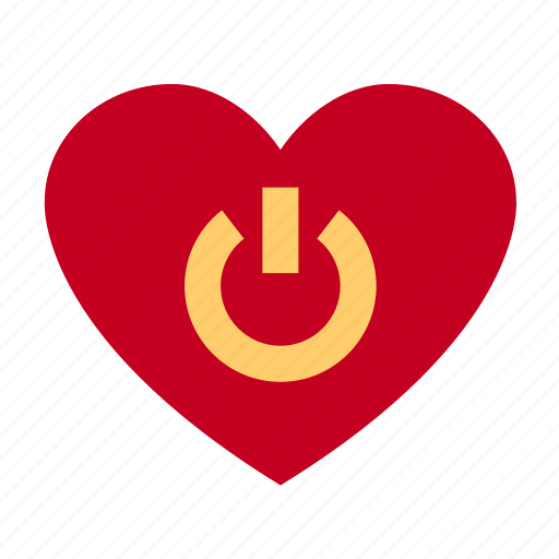 Heart, love, off, power, switch, favorite, valentine icon - Download on Iconfinder