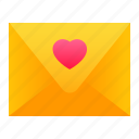 email, heart, letter, love