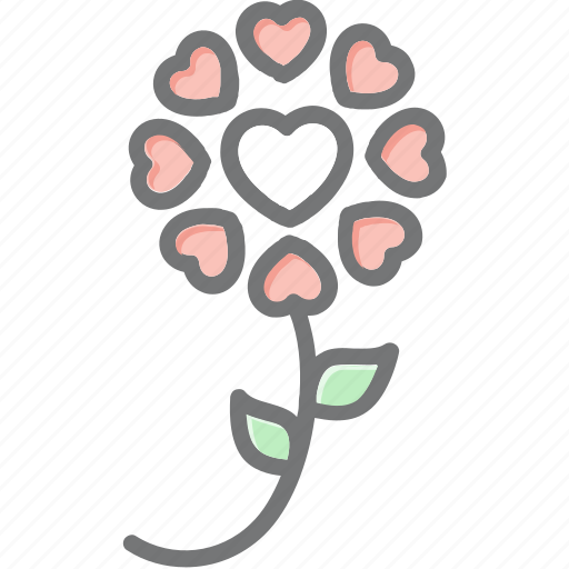 Love, rose, valentine, heart, romance icon - Download on Iconfinder